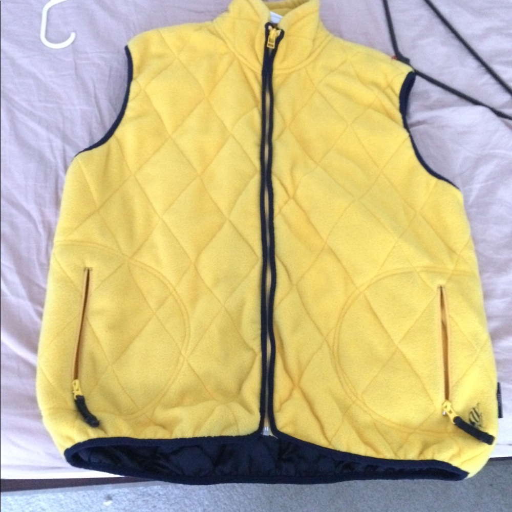 Men’s Nautical Fleece vest Sz large